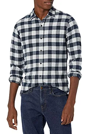Amazon Herren Langarmhemd aus Flanell (in Übergröße erhältlich), , XL