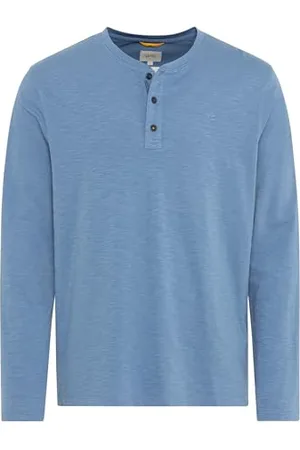 Camel Active Herren Henleyshirt aus zertifiziertem Organic Cotton Menswear-M
