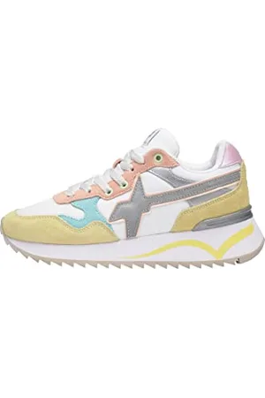 W6YZ Yak-W.-Sneaker aus Veloursleder und Nylon-Weiß 35