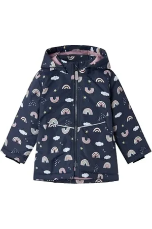NAME IT Mädchen NMFMAXI Jacket AOP Kurzjacke, , 104
