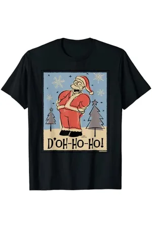 The Simpsons Homer Santa Christmas Holiday D’oh-Ho-Ho T-Shirt
