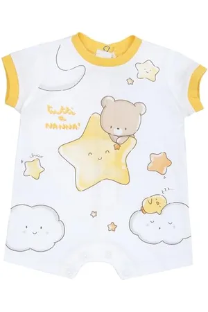 chicco Baby-Jungen T-Shirt mit kurzen Ärmeln, Baby-T-Shirt mit bequemem Knopfverschluss, aus weicher Baumwolle, maschinenwaschbar, Babybekleidung 0-24 Monate, Entworfen in Italien