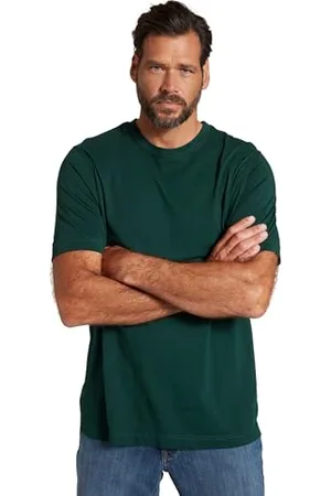 JP 1880 Herren große Größen Übergrößen Menswear L-8XL T-Shirt, Basic, Rundhals, gekämmte Baumwolle, bis 8XL L 702558442-L