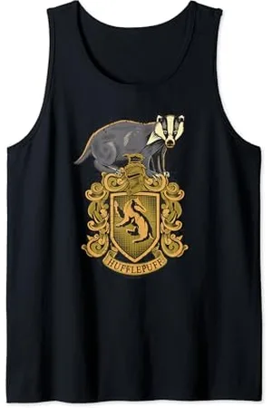 Harry Potter Hufflepuff Sketch Crest Tank Top