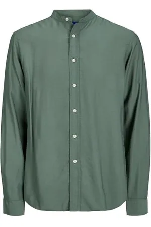 JACK & JONES Herren Jormarshall Band Shirt Ls Langarmhemd, , L