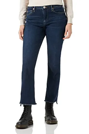 True Religion Damen Halle Kick Jeans, Blue, Regular
