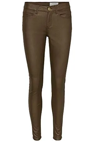 Noisy May Damen NMKIMMY NW Skinny Coated Pants S Hose, , S/30