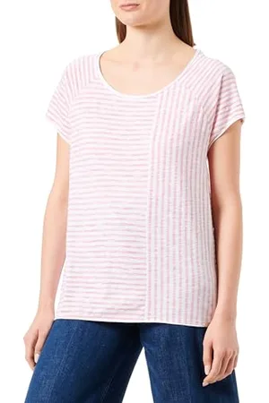 Timezone Damen Striped Raglan T-Shirt, , Large