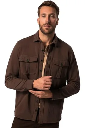 JP 1880 Herren, Overshirt, Sweat, Vintage, Kent, 1/1 Hemd, , 3XL