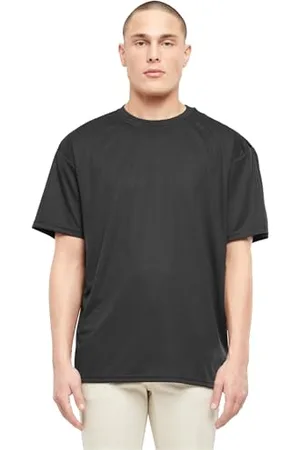 Build Your Brand Herren BY249-E Sports Tee T-Shirt, Black, M