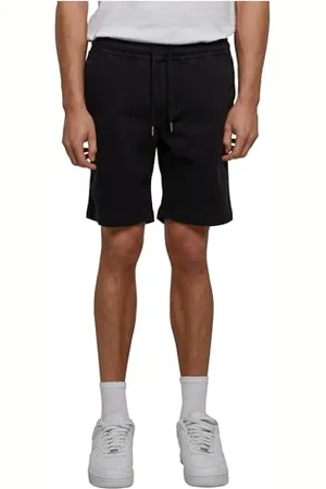 Urban classics Herren Stretch Twill Joggshorts Klassische Shorts, black, L