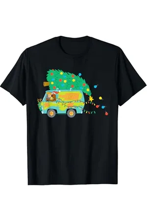 Scooby-Doo Weihnachten Mystery Machine Christmas Tree T-Shirt