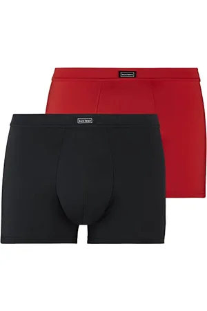 Bruno Banani Micro Simply - Short - 2er Pack (XXL Rot/Schwarz)
