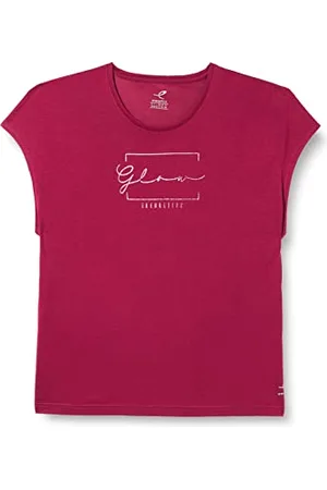 energetics Damen Gerda 7 WMS T-Shirt, Weinrot, 34