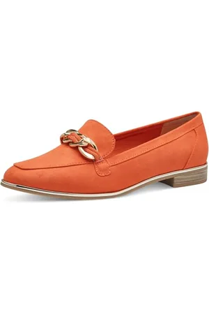 Marco Tozzi Damen Slipper Elegant Vegan, Orange , 38 EU