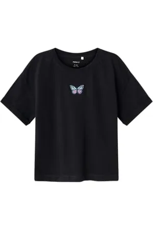 NAME IT Nkfkustine Ss Loose Short Top