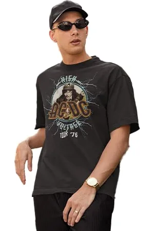 AC/DC Herren MEACDCRTS051 t Shirt Damen, , S