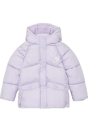 TOM TAILOR Mädchen 1038501 Puffer Winterjacke mit Kapuze, 29478-light Orchid Purple, 116/122