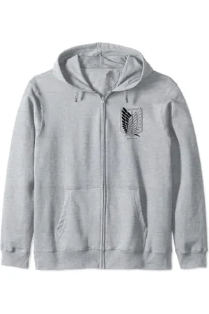 Attack on Titan Scout Regiment Survey Corps Pocket Logo Kapuzenjacke