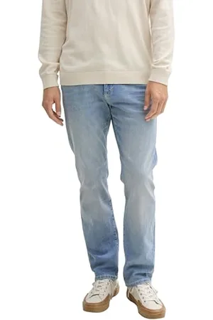TOM TAILOR Herren 1035877 Jeans Marvin Straight, 10140-Super Stone Blue Denim, 30W x 36L