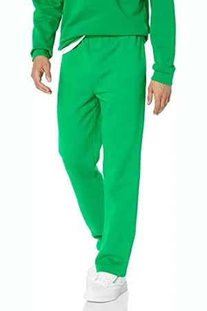 Amazon Herren Fleece-Jogginghose mit offenem Saum (erhältlich in Übergrößen), , XS