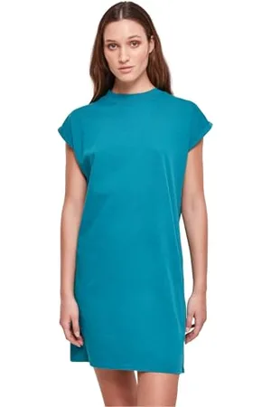Urban classics Damen TB1910-Ladies Turtle Extended Shoulder Dress Kleid, , 3XL