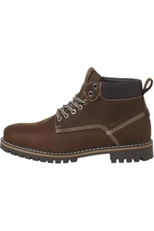 JACK & JONES JFWQUEENSWAY LEATHER BOOT SN