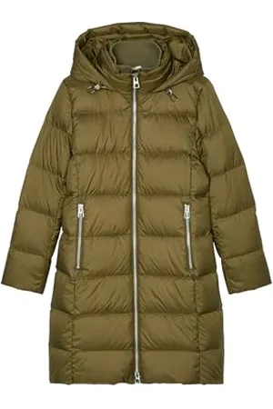 Marc O’ Polo Damen 308032971113_442_32 WOVEN COATS, forest floor, 32 EU