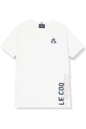 Le Coq Sportif Unisex-Kinder Saison 2 Tee SS N°1 Enfant New Optical w t Shirt Damen
