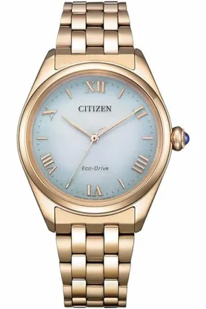 Citizen Herren Analog Quarz Uhr mit Edelstahl Armband EM1143-81X