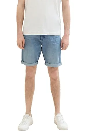TOM TAILOR Herren Slim Jeans Bermuda Shorts, , 28