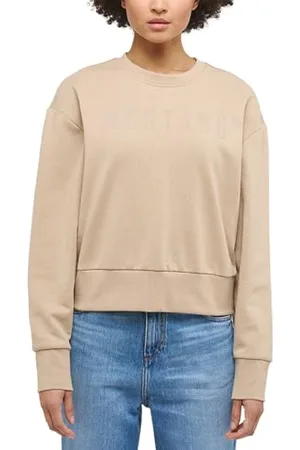Mustang Damen Style Bea C Logo Print Sweatshirt, , XS