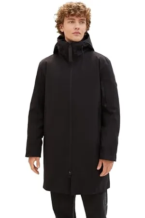 TOM TAILOR Herren Sommer-Parka mit Kapuze, , S