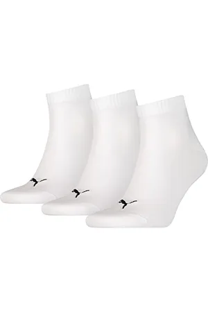 PUMA Plain 3P Quarter Socke, (White), 35-38, 3er Pack