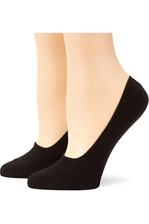 Camano Unisex 2er Pack Füßlinge aus Baumwolle Damen & Herren Zehensocken ohne Rutschen, Gr. 39-42
