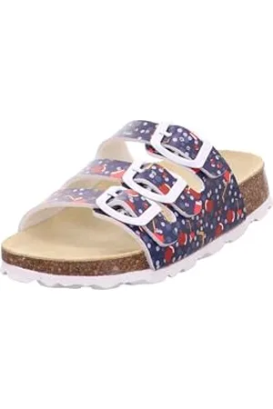 Superfit Mädchen Fussbettpantoffel Hausschuh, , 38 EU