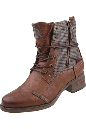 Mustang Damen Stiefel Schnürstiefelette