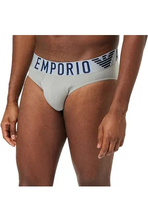 Emporio Armani Herren Stretch Cotton Megalogo Briefs, , S
