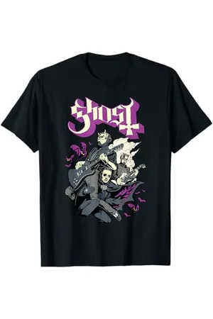 Ghost – Bats and Band T-Shirt in , Unisex, Kurzarm, Regular Passform, Klein (EU)
