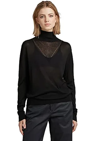 G-Star RAW Damen Core Roll Neck Knitted Pullover