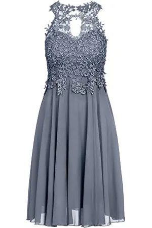 Apart Cocktailkleid aus Chiffon, Mesh und Spitze, , L, 71991