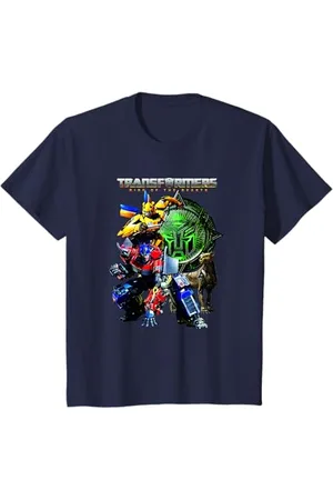 TRANSFORMERS Kinder : Rise of the Beasts Heroes Vintage Group Shot T-Shirt