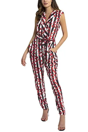 Apart Damen Printed Overall Jumpsuit, per Pack , 42 (Herstellergröße: 42)