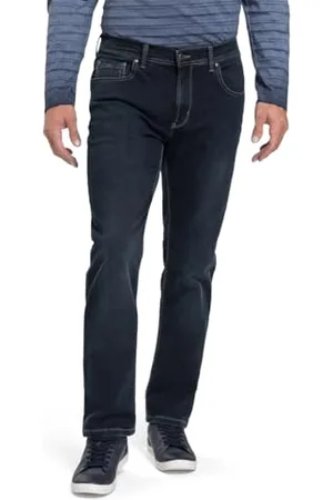 Pioneer Herren Freizeithose Rando | Männer Stoffhose | Regular Fit | Blue Denim/Washed Washed | | 35W - 34L