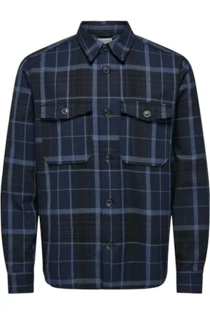 Only & Sons Herren Onsmilo Life Ovr Check Ls Shirt Noos Langarmhemd, , L