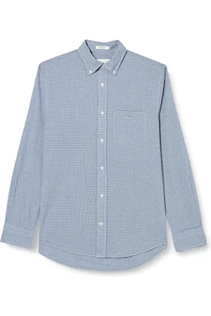 GANT Herren REG POPLIN Micro Gingham Shirt Hemd, , XXL