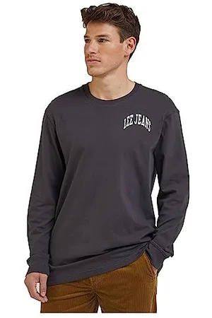 Lee Herren Ls Varsity Tee T-Shirt, , L EU