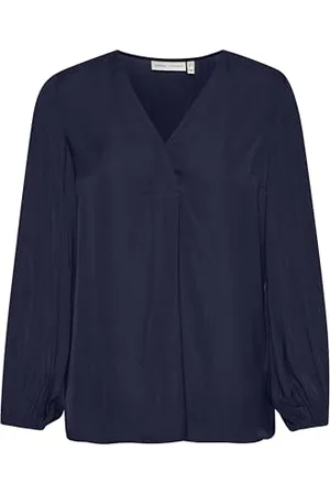 INWEAR Damen RindaIW Blouse Blouse, Marine Blue