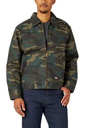 Dickies Herren Insulated Eisenhower Front-Zip Jacket Arbeits-Utility-Oberbekleidung, , M
