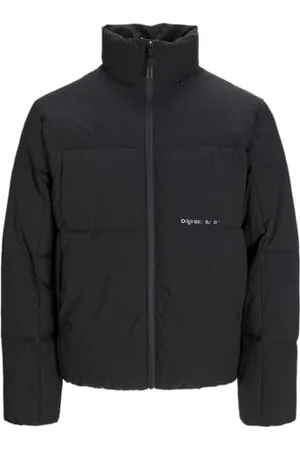 JACK & JONES JACK&JONES Herren Jorvesterbro Blocking Puffer Bf Pls Pufferjacke, Black, 6XL